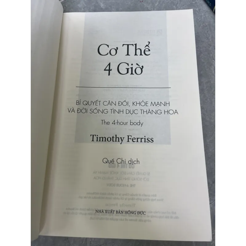 CƠ THỂ 4 GIỜ - QUẾ CHI 785092