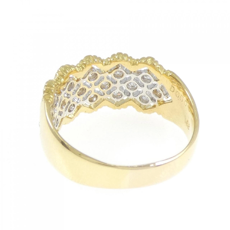 Nhẫn kim cương K18YG/K18WG 0.50CT 667376