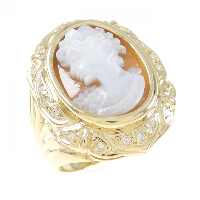 Nhẫn Shell Cameo K18YG 666939