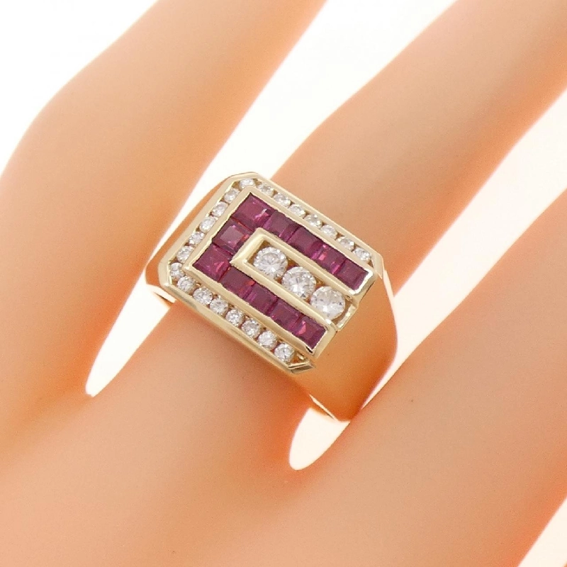 Nhẫn Ruby K18YG 0.86CT - Hàng hiệu Chính hãng 855082