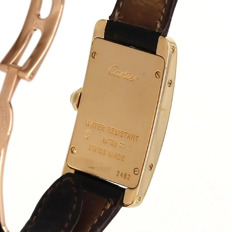 Cartier Tank Americaine SM YG/Cross D WB707231 YG Quartz - Hàng hiệu Authentic 875544