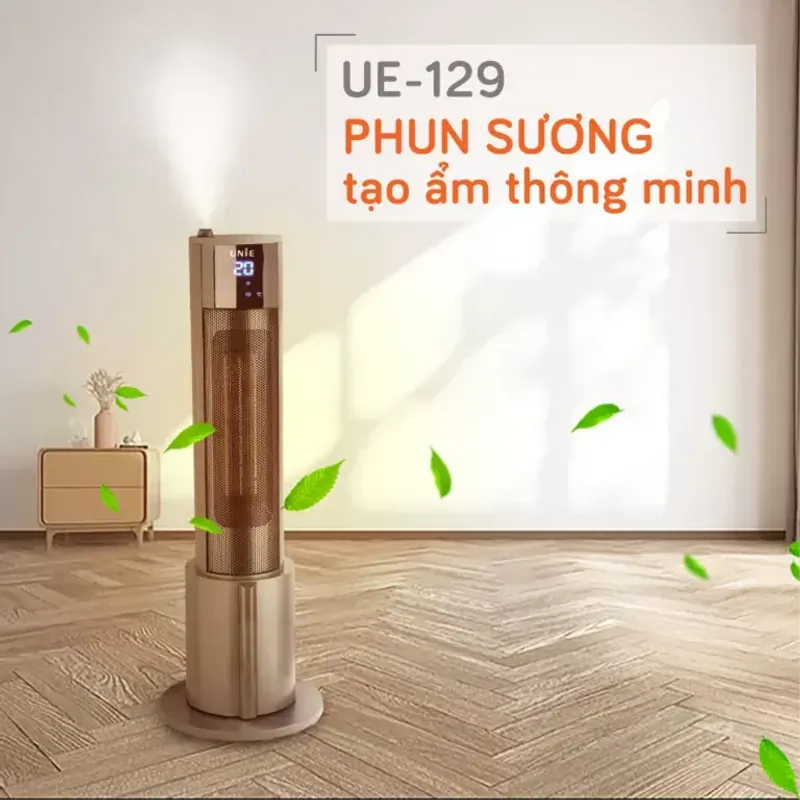 Máy sưởi UNIEUE-129 MÀU ĐEN CHÍNH HÃNG MỚI 100% 593079