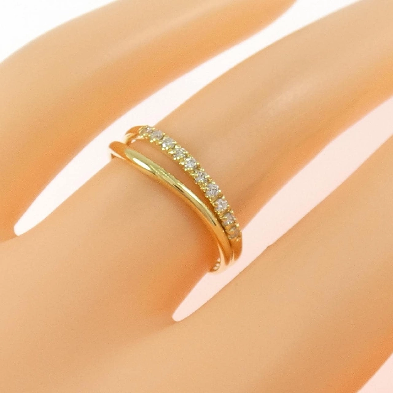 Nhẫn kim cương K18YG 0.10CT - Hàng hiệu chính hãng 850657