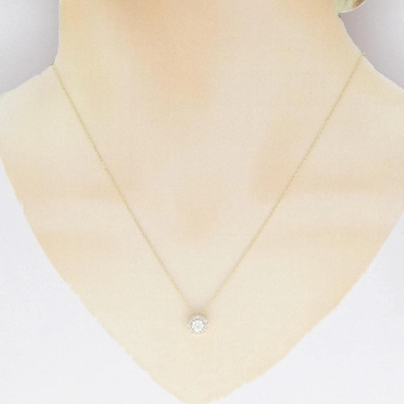 K18YG Dây chuyền kim cương 0.303CT - Hàng hiệu Chính hãng 867732