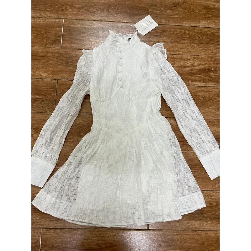 Váy ren cổ trụ 698519