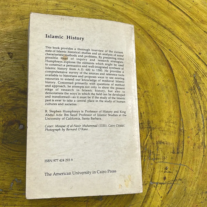 ISLAMIC HISTORY A FRAMEWORK FOR INQUIRY - R. STEPHEN HUMPHREYS 756582