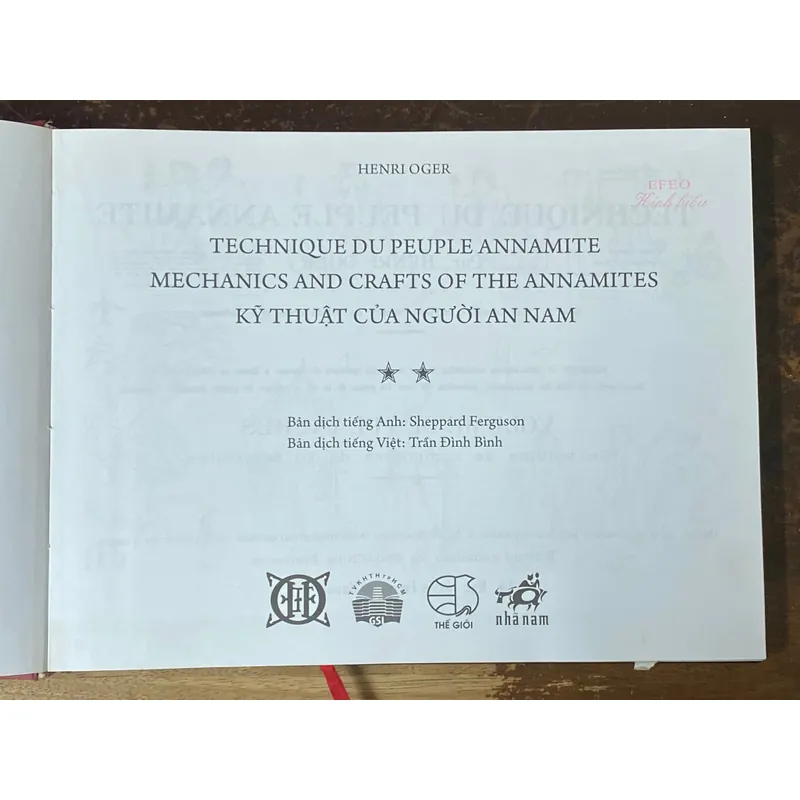 Technique du peuple Annamite_ Kỹ thuật người An Nam_ Sách khảo cứu xưa hay 689433