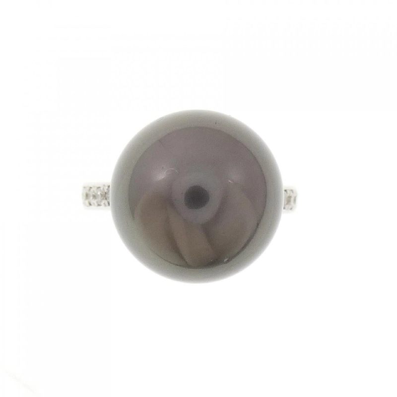 Nhẫn ngọc trai đen K18WG 13.3mm - Hàng hiệu Authentic 855032