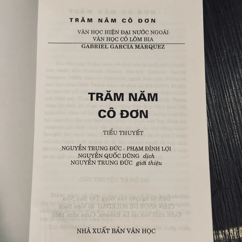 Trăm năm cô đơn (bìa cứng) 577004