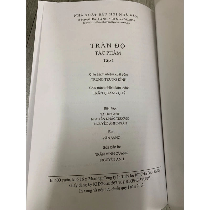 Trần độ tác phẩm. Full bộ 3 cuốn có hộp.  524361