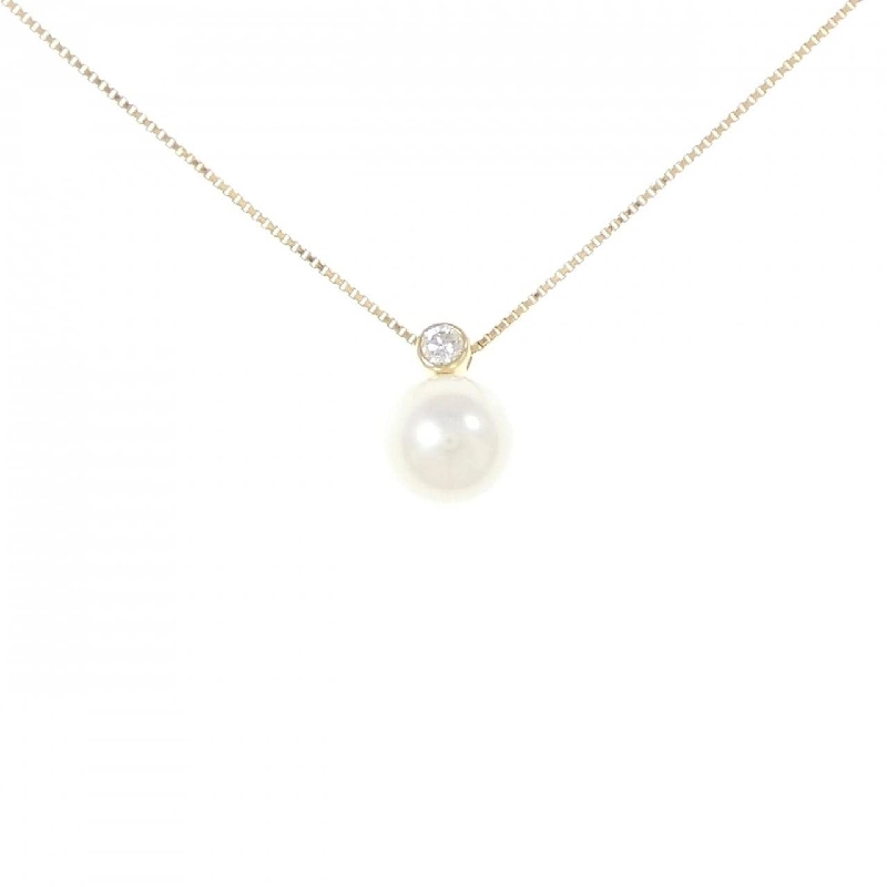 K18YG Ngọc trai Akoya Dây chuyền 8mm - Hàng hiệu Chính hãng 856692