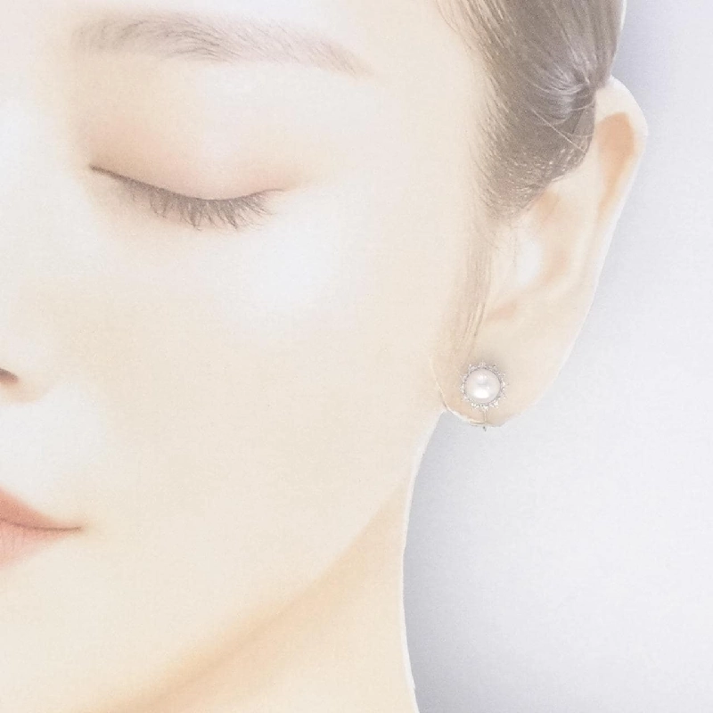 Bông tai ngọc trai Akoya K14WG 6.4mm - Hàng hiệu chính hãng 870078