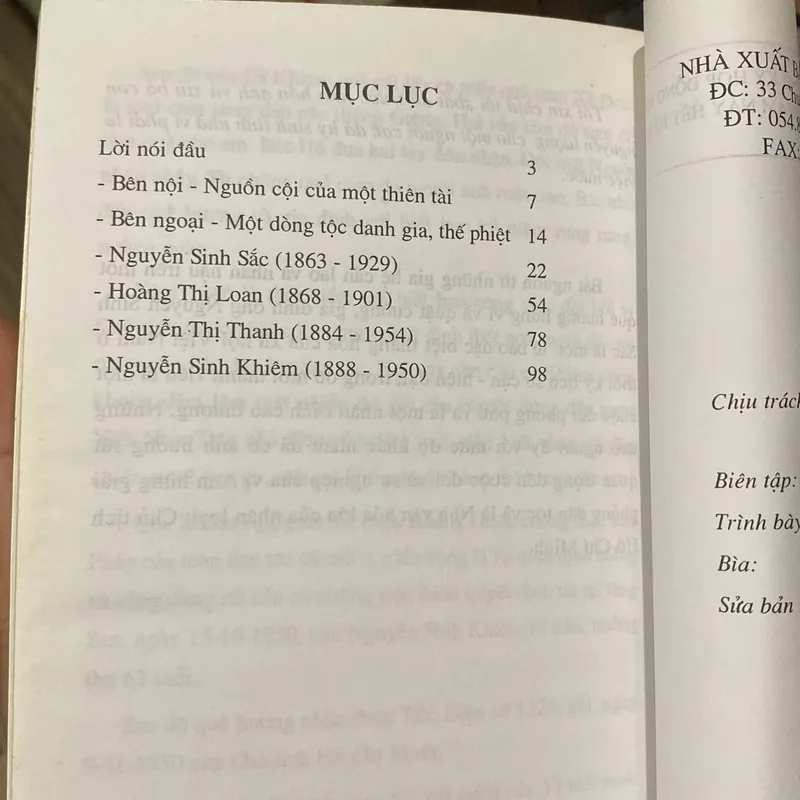 KỂ CHUYỆN VỀ GIA THẾ CHỦ TỊCH HỒ CHÍ MINH (XB 2007) 707999