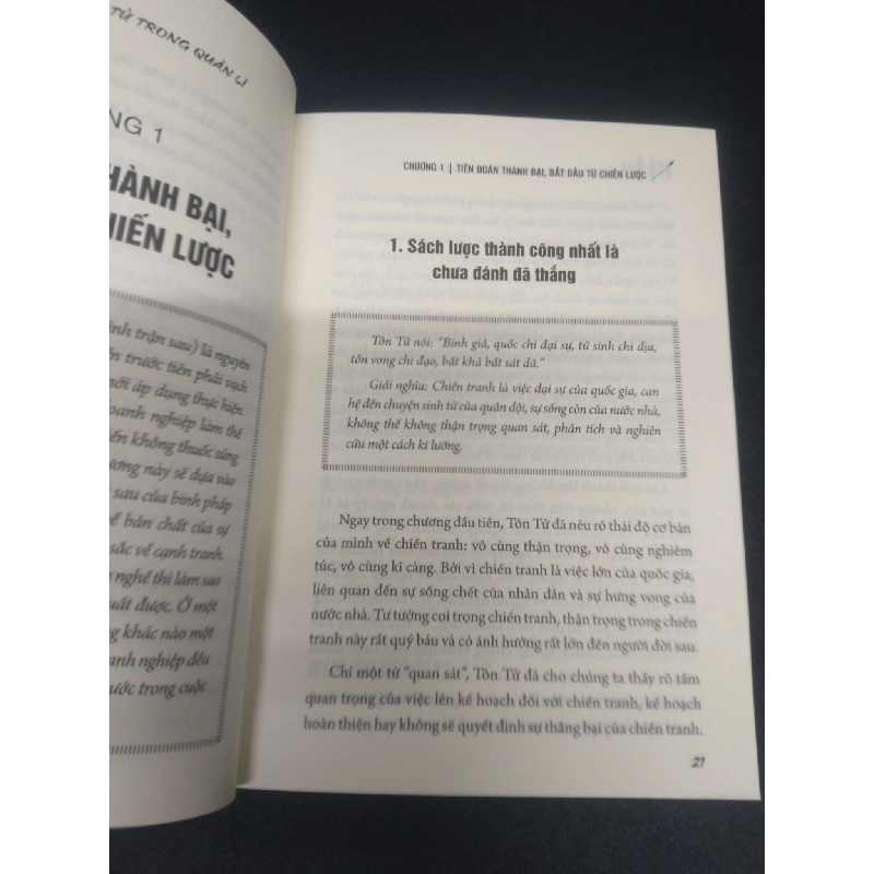 Binh Pháp Tôn Tử Trong Quản Lý mới 90% bẩn nhẹ 2022 HCM2105 Hoàng Xuyên SÁCH KỸ NĂNG 914464