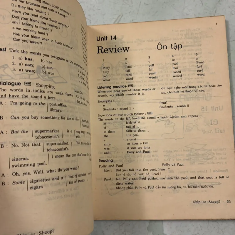 Luyện âm Tiếng Anh - Ship or Sheep?  977265