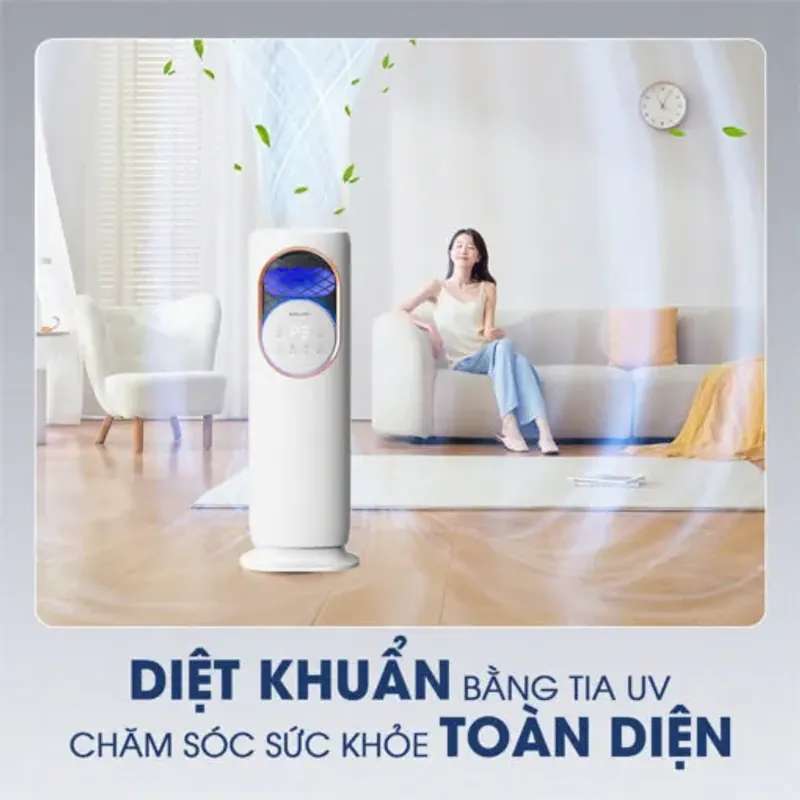 Quạt điều hoà thông minh All in One KSA368 làm mát, sưởi, diệt khuẩn chính hãng 100% 572832