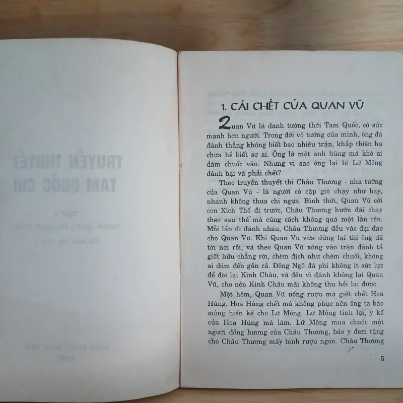 Truyền Thuyết Tam Quốc Chí - Võ Ngọc Châu dịch 996230