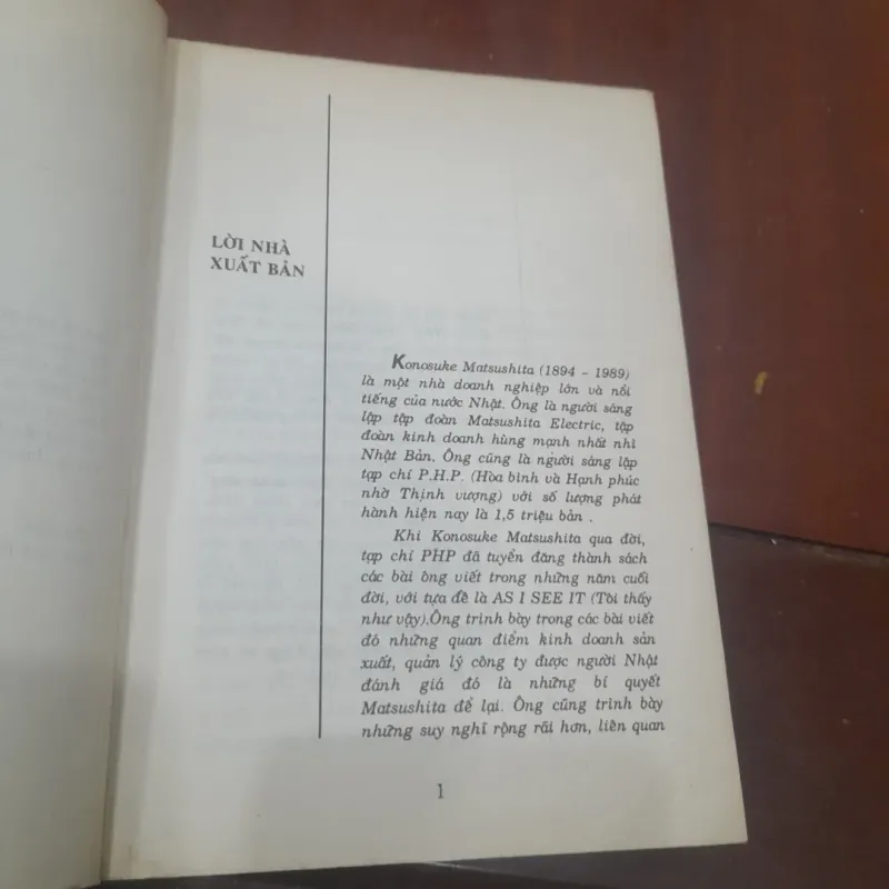 Konosuke Matsushita - BẢN LĨNH TRONG KINH DOANH và CUỘC SỐNG 747529