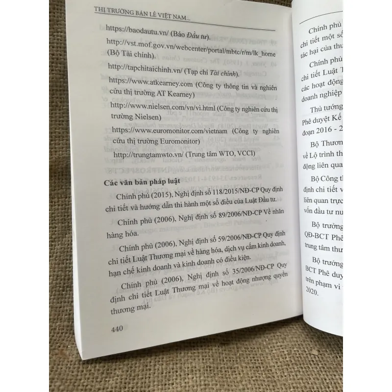 THỊ TRƯỜNG BÁN LẺ VIỆT NAM TRONG BỐI CẢNH THỰC HIỆN CÁC FTA THẾ HỆ MỚI 993742