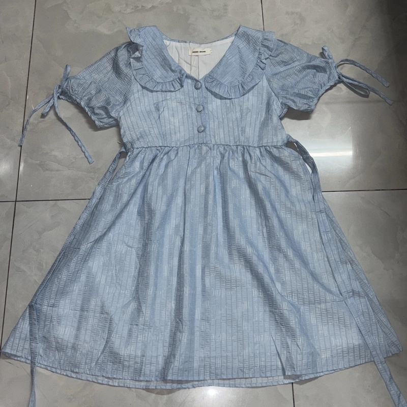 Váy babydoll xanh da trời size XL (< 60kg) 544461