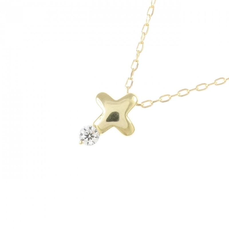 K18YG Dây chuyền kim cương 0.08CT - Hàng hiệu Chính hãng 863639