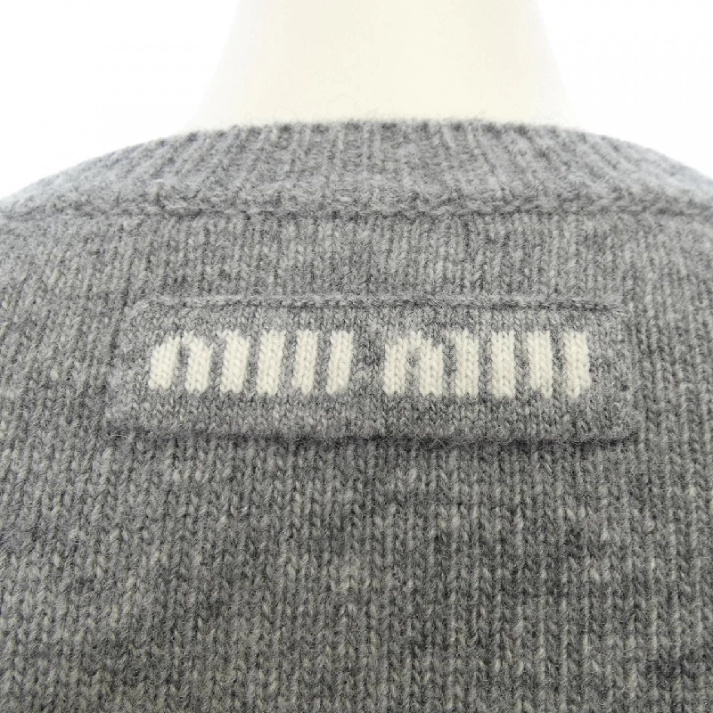 MIU MIU MIU MIU Logo DNA972 13WS Áo len - Hàng hiệu Chính hãng 774132