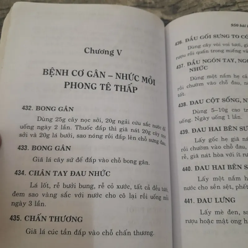 Y học cổ truyền. 950 bài thuốc trị bệnh thường gặp. Biên soạn Nguyễn Phong Sinh. 694051