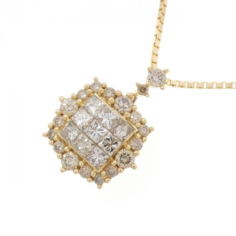 K18YG Dây chuyền kim cương 1.00CT - Hàng hiệu Chính hãng 860278