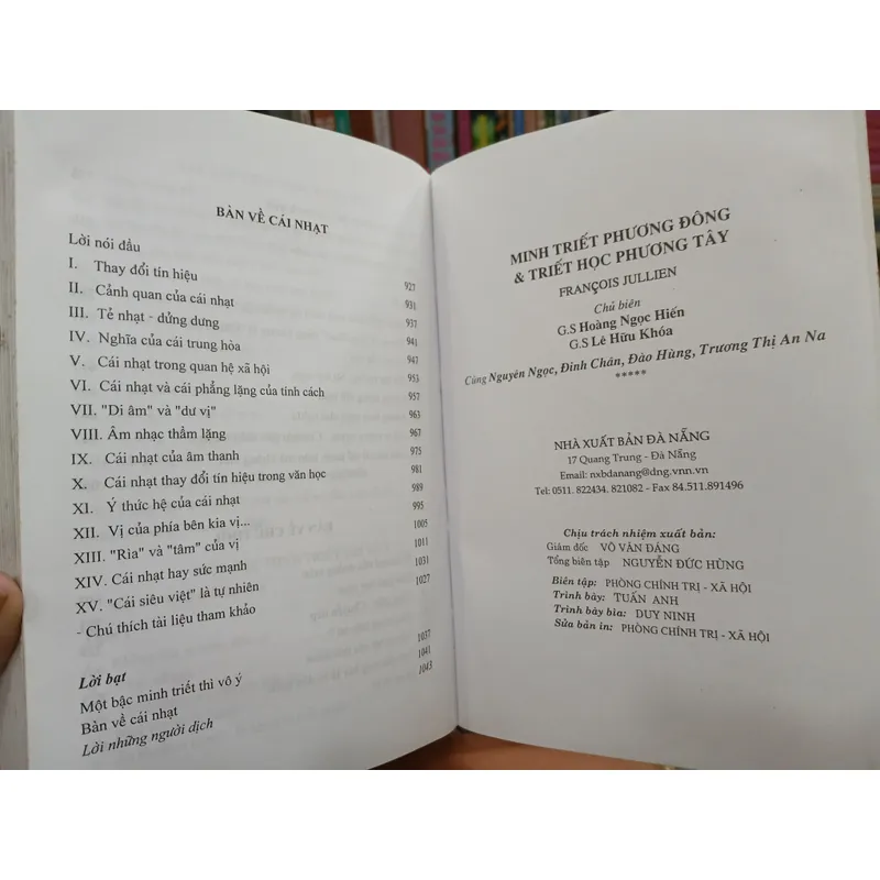 MINH TRIẾT PHƯƠNG ĐÔNG & TRIẾT HỌC PHƯƠNG TÂY - FRANCOIS JULLIEN 719757