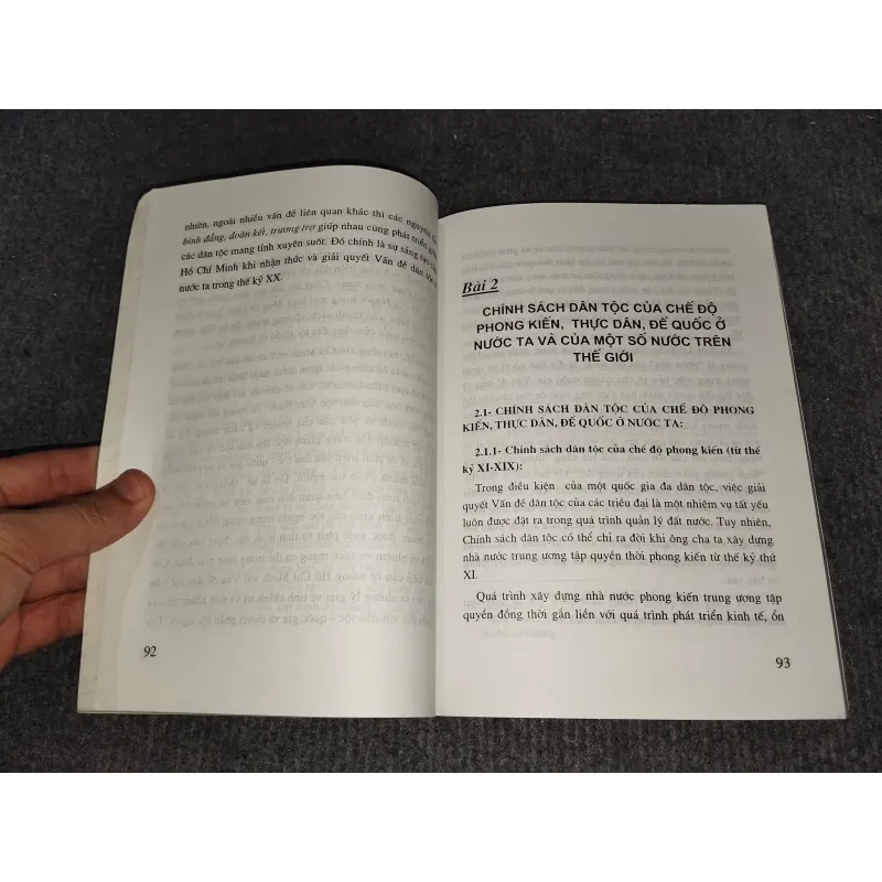 CHÍNH SÁCH DÂN TỘC CỦA ĐẢNG VÀ NHÀ NƯỚC VIỆT NAM 993082