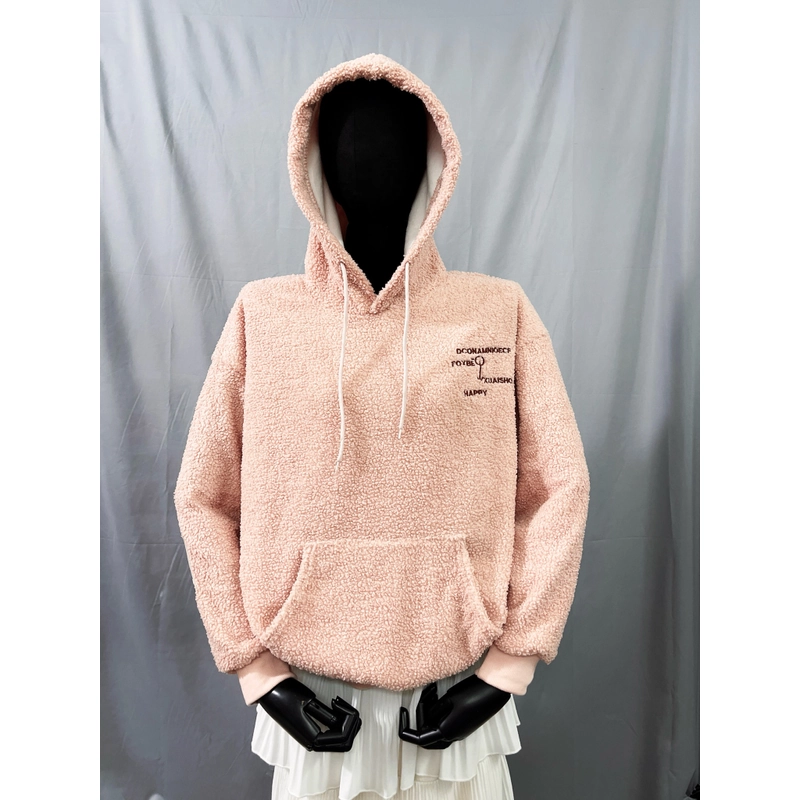 Áo hoodie lông cừu lót nỉ 327337