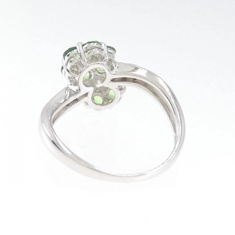 Nhẫn Garnet Xanh K18WG 1.00CT 670168