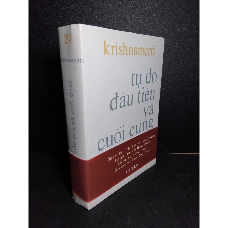 Tự do đầu tiên và cuối cùng mới 90% bẩn nhẹ 2017 HCM1001 Krishnamurti TÂM LINH - TÔN GIÁO - THIỀN Oreka-Blogmeo 21225 388604