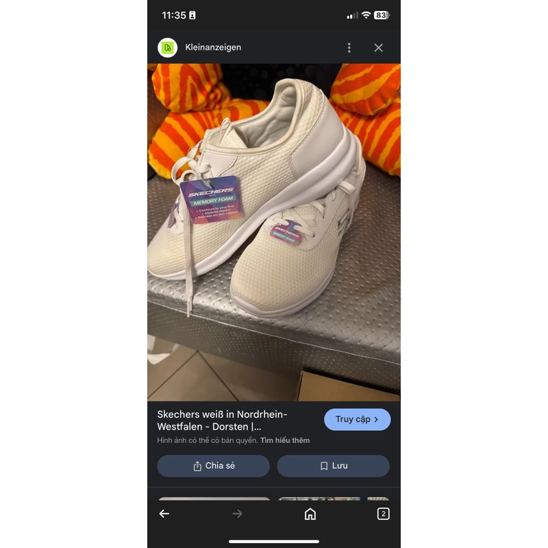 Sneaker Sketchers mới 100%, không còn hộp, sale shock 446640
