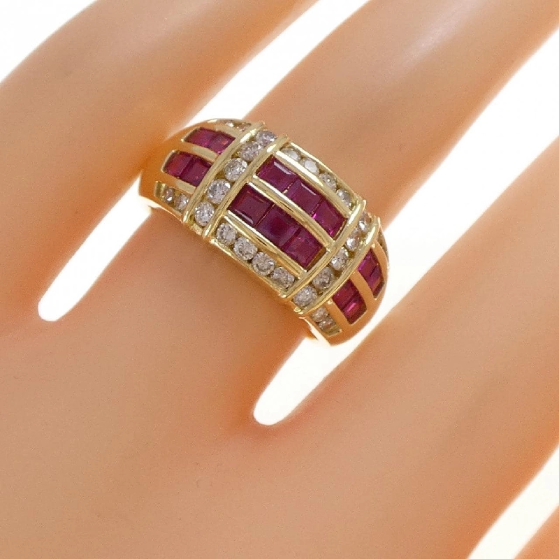 Nhẫn Ruby K18YG 1.00CT - Hàng hiệu Chính hãng 850119