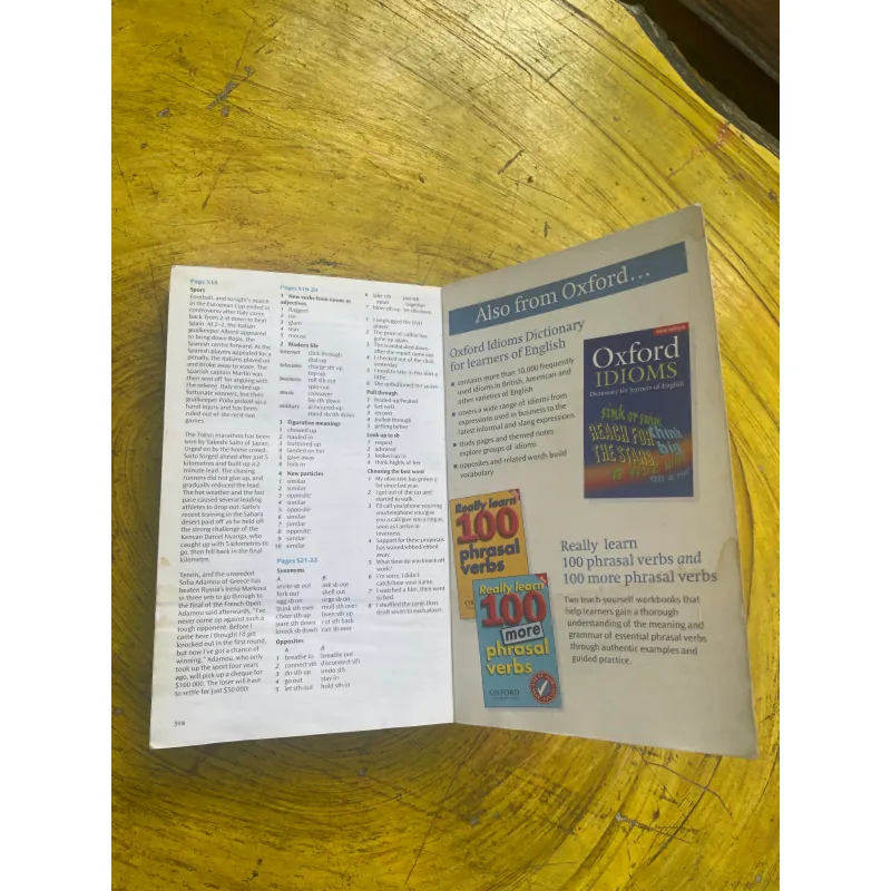 OXFORD PHRASAL VERBS DICTIONARY FOR LEARNERS OF ENGLISH 731908