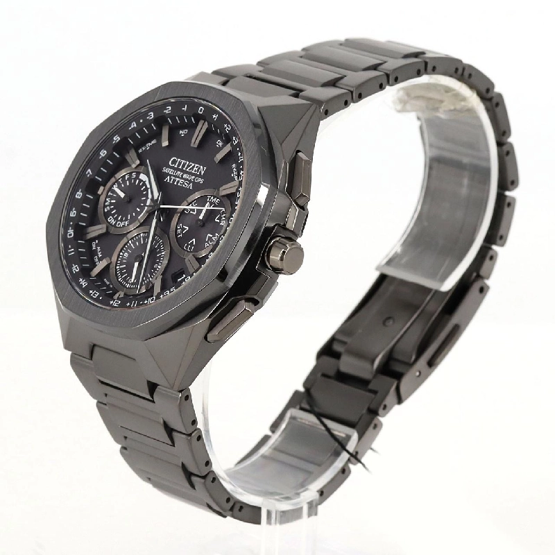 Đồng hồ GPS sóng điện từ Citizen Attesa Satellite Wave F950-00CW902/CC4105-69E TI Solar Quartz - Hàng hiệu Chính hãng 883246