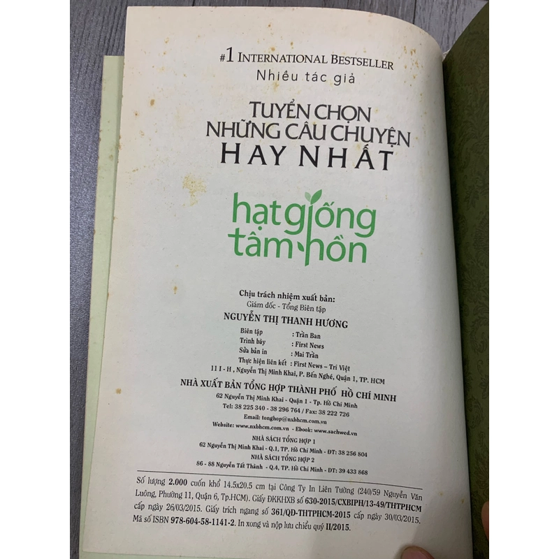 Hạt giống tâm hồn, tuyển chọn những câu chuyện hay nhất. 999 466361