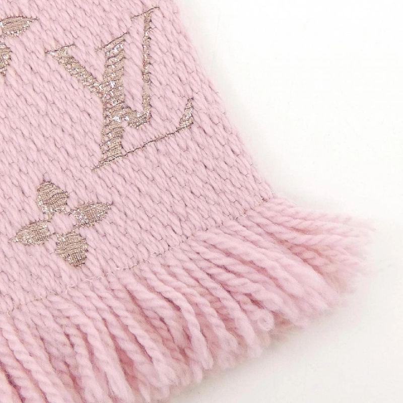 Louis Vuitton LOUIS VUITTON Echarpe Logo Mania Shine M70466 Khăn quàng - Hàng hiệu Chính hãng 833590