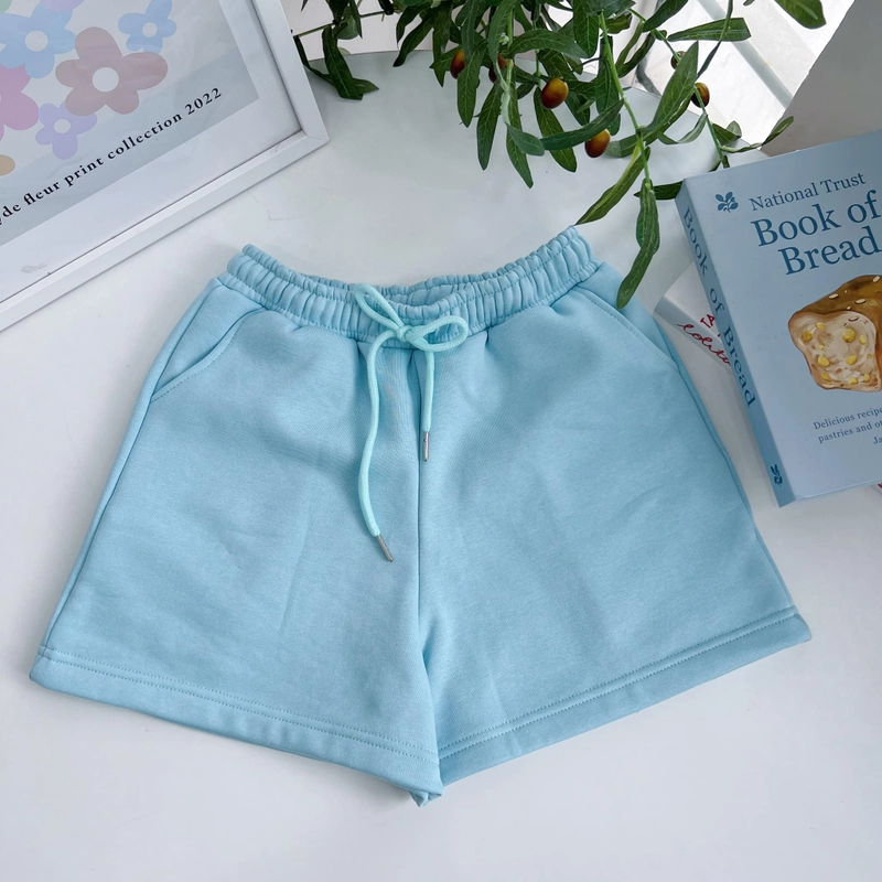 Quần Short Nữ Chất Cotton Nỉ Freesize < 55kg Bốn Màu Cơ Bản Hàng Mới 305640