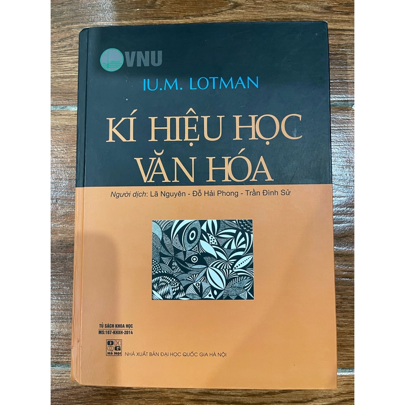 Kí Hiệu Học Văn Hoá - IU.M. LOTMAN (B) 466539