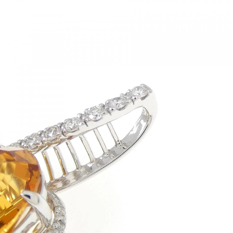 K18WG Mặt dây chuyền Citrine 4.44CT - Hàng hiệu Chính hãng 864727