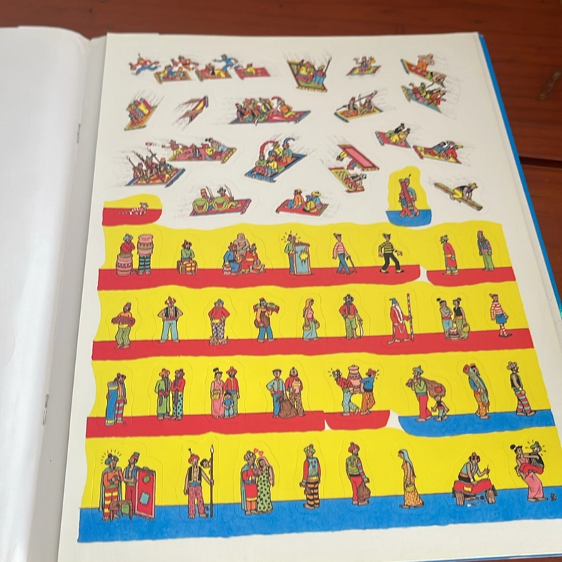 PICTURE BOOK where’s wally? The fabulous flying carpets sticker book! 536676