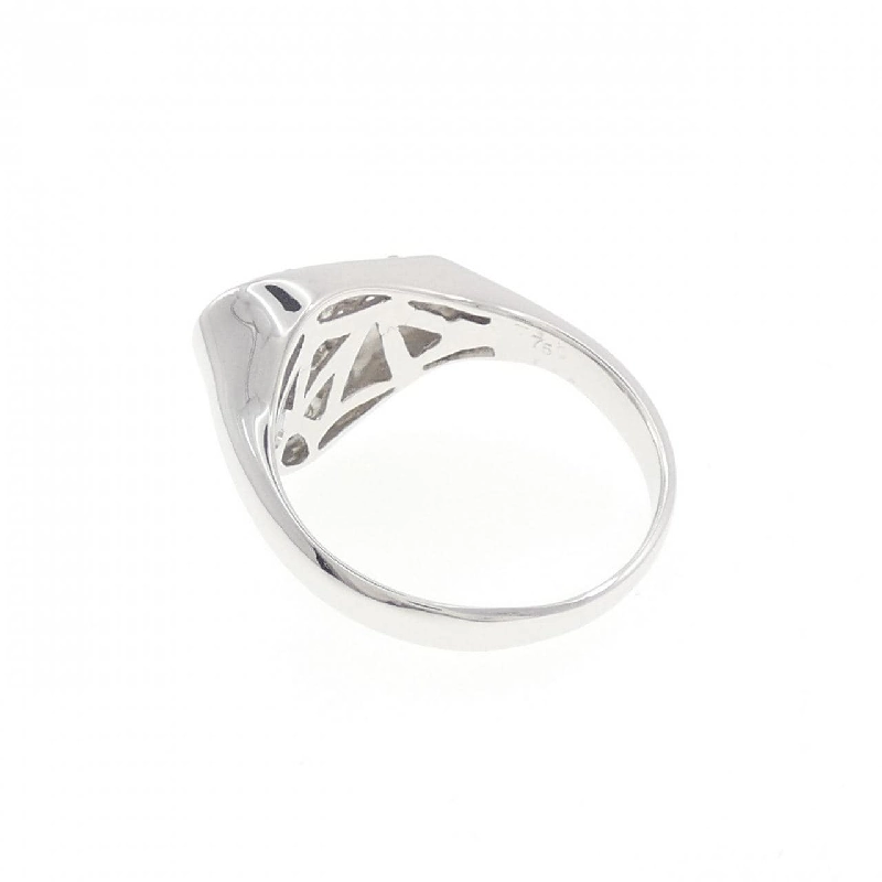 Nhẫn kim cương pavé hình trái tim K18WG 0.44CT 671791