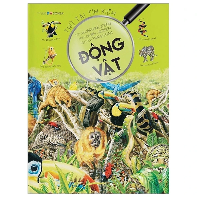 Thử Tài Tìm Kiếm - Động Vật - Usborne (Mới 100%) Kiến thức, kỹ năng sống cho trẻ, Đông A - SÁCH ĐẠI HỌC 486729