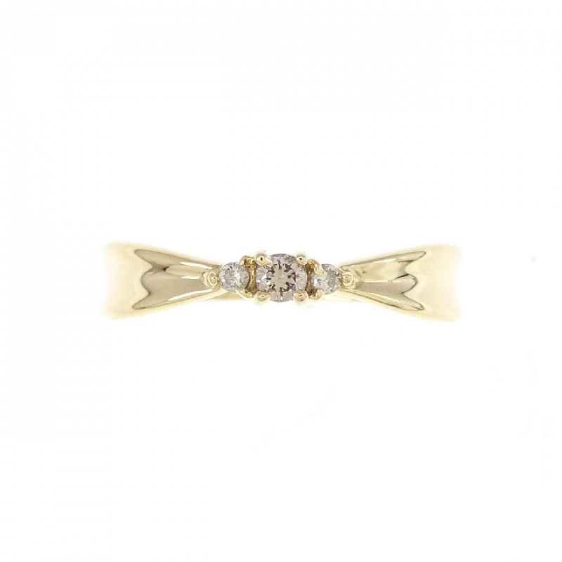 Nhẫn kim cương K18YG 673061