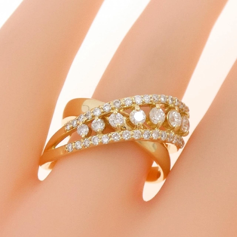 Nhẫn kim cương K18YG 0.71CT - Hàng hiệu chính hãng 853701