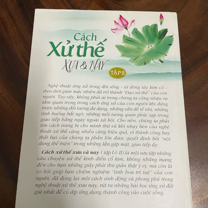 II Tựa sách: Cách Xử Thế Xưa Và Nay (Tập II) - Trần Thư Khải - 2017 442965