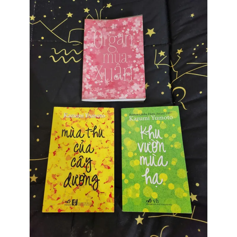 Combo 3 quyển ORGAN MÙA XUÂN, KHU VƯỜN MÙA HẠ & MÙA THU CỦA CÂY DƯƠNG - Kazumi Yumoto 720047