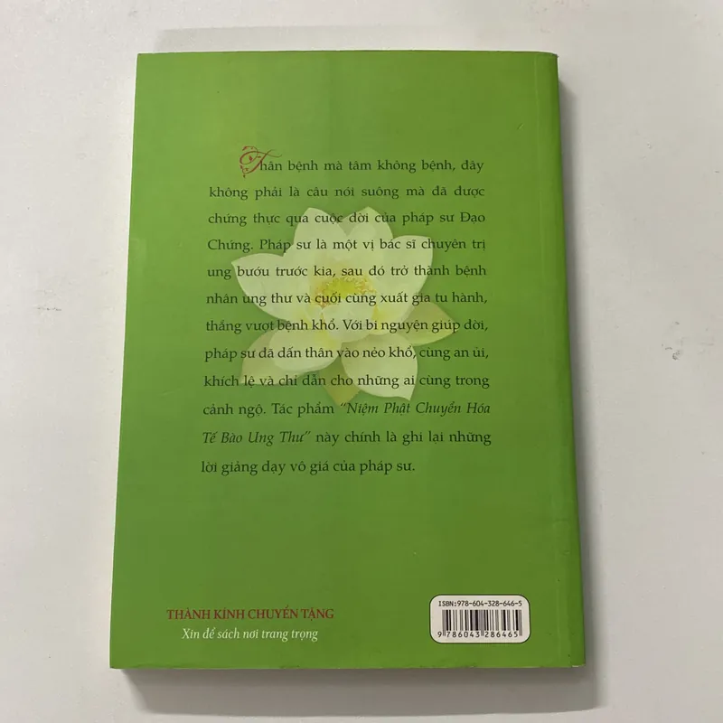 Sách Niệm Phật chuyển hoá tế bào ung thư-Pháp sư đạo chứng 698985